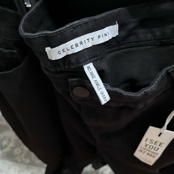 Nwt Celebrity pink black jeans - Picture 2 of 10